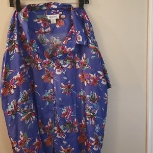 Bogari 2x 100% Silk Button down Womans top